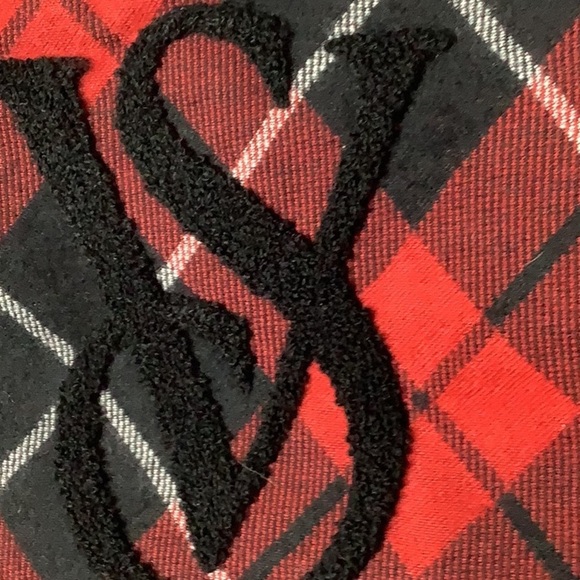 Victoria's Secret NEW - plaid tweedy thick fabric roomy shoulder bag - Picture 4 of 5